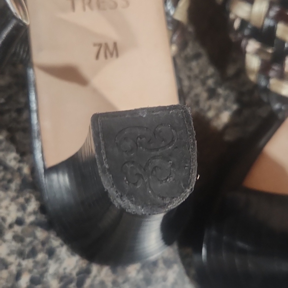 Brighton Tress sandals women's size 7 EUC tricolor - Picture 9 of 10